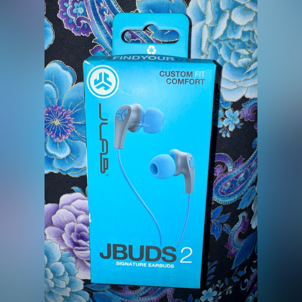 JLab JBuds 2 Signature Earbuds in Marine Blue